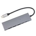 thumbnail image 4 of Adaptador tipo C 9 en 1 Bling Bling Hub multipuerto HDMI 3,5 mm Audio, 4 of 12