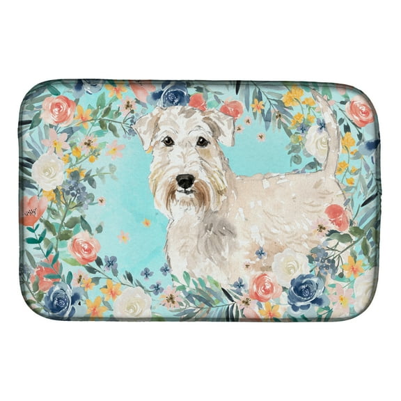 Wheaten Terrier Dish Drying Mat