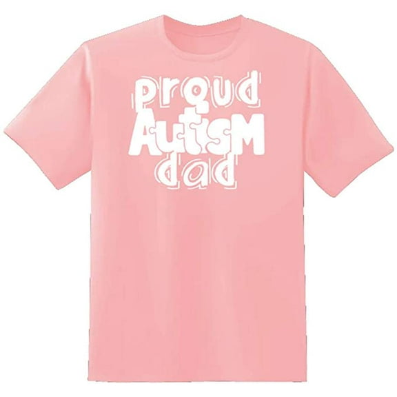 RedBarn Proud Autism Dad Father of Autistic Child Fathers Day Lover Gift Mens Graphic T Shirts