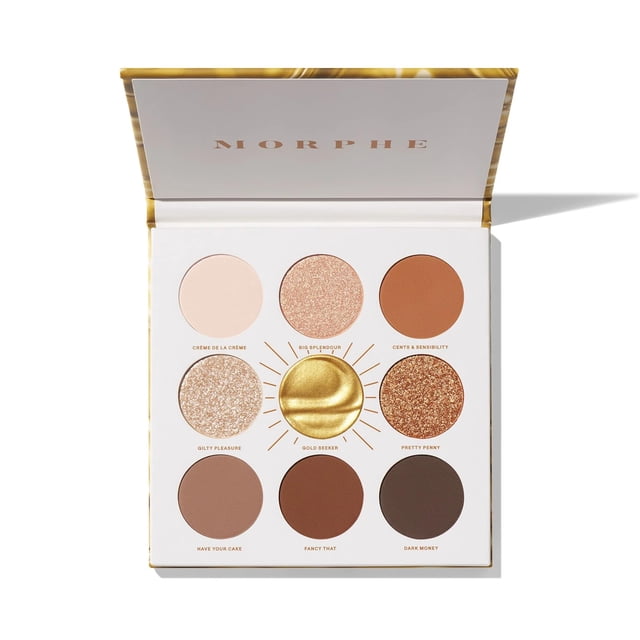 Paleta de sombras de ojos MORPHE Rich & Foiled Artistry Gold Seeker