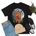 thumbnail image 4 of Skeleton riding T-Rex Dinosaur Full Moon T-Shirt, 4 of 4
