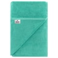 thumbnail image 6 of American Soft Linen Luxury 40x80 Oversized Bath Sheet, 100% Cotton XL Turkish Bath Sheet Towel, Turquoise, 6 of 10