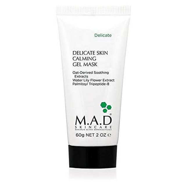 M.A.D Skincare Mascarilla en gel calmante para la piel delicada 2 oz.