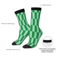 thumbnail image 4 of Yiaed green party Print Great elasticity Crew Socks Sports socks for Men and Women, 4 of 6