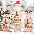 thumbnail image 2 of Colgante de Navidad para decoración de pared, diseño bonito, suministros para vacaciones, mano de obra, tamaño compacto, ahorro de espacio, Kits de decoración para fiestas Muñeco de nieve Ounissouiy HA070244-02B, 2 of 6