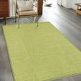 thumbnail image 4 of Vintage Fruit Green Living Room Rug 4x6 Washable Area Rug for Bedroom, Non-Slip Dining Room Rugs Farmhouse Retro Solid Color Linen Texture Indoor Carpet for Kitchen Entryway Office Nursery Laundry, 4 of 8