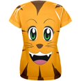thumbnail image 2 of Anime Cat Face Neko All Over Womens T-Shirt - Medium, 2 of 2