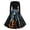Dark Gray, variant on Halloween Costumes for Women Printed Dress Vintage A Line Dresses Long Sleeve Crew Neck Big Swing Cosplay Party Outfits with Belt Multicolor XL