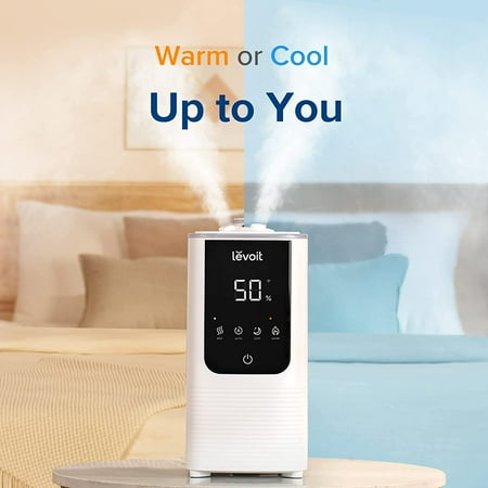 Levoit - OasisMist 1.18 gallon Smart Humidifier - White