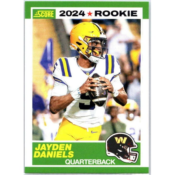 NFL 2024 Score Football 35th Anniversary Jayden Daniels #2 (Rookie)