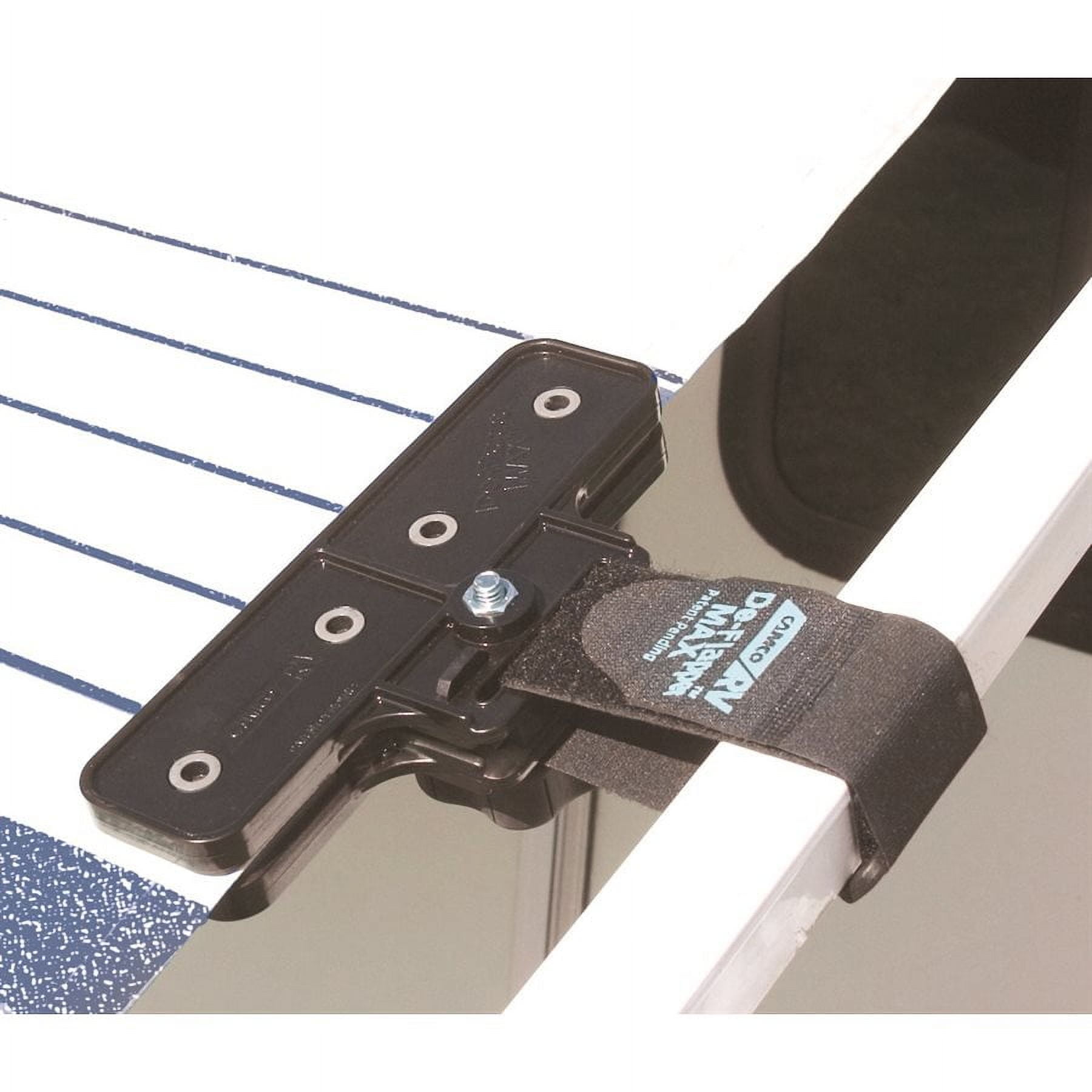 Camco RV Awning De-Flapper Max | Protect RV Awnings from Costly Rips and Tears | 2-Pack, Black (42251)