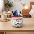 thumbnail image 6 of Christmas Decorations Outdoor Snowman And Santa Claus Themed Resin Planter Ornament, 6 of 7
