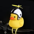 thumbnail image 2 of Laonim Little Yellow Duck Can Make A Sound and Light Up Bicycle Light + Helmet + Three-Leaf Bamboo Dragonfly, 2 of 2