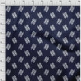 thumbnail image 3 of oneOone Cotton Poplin Fabric Geometric Kasuri Printed Fabric 1 Yard 42 Inch Wide, 3 of 4