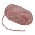 thumbnail image 3 of Uxcell 1 Skein Velvet Yarn Chenille Yarn 100g/3.5oz 87 Yards 6# Super Bulky Polyester Soft Blanket Yarn Pale Mauve, 3 of 7
