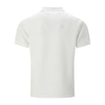 thumbnail image 4 of Men Polo T Shirts Short Sleeve Quarter Zip Tee Shirt Basic White Men Clothes, 4 of 5