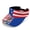 American Flag, variant on Pink Polka Dot Pattern Sun Visor, Sun Protection Visor Hat Polyester Fabric Breathable Lightweight Sun Visor Hat for Travel
