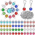 thumbnail image 1 of Colgantes con forma de piedra natal de Charm Sureio, 150 unidades, cristal, 7 x 10 mm, 1 of 7
