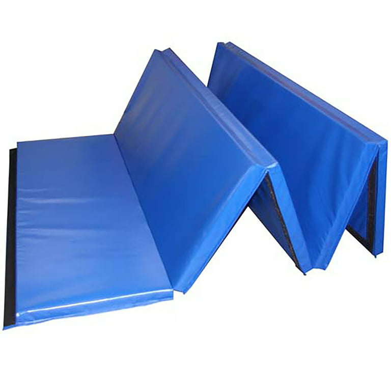 FlooringInc Eco Folding Mats, Ideal for MMA, Gymnastics, Exercise, Tumbling  & Cheer, 4'x6'x2, Rainbow
