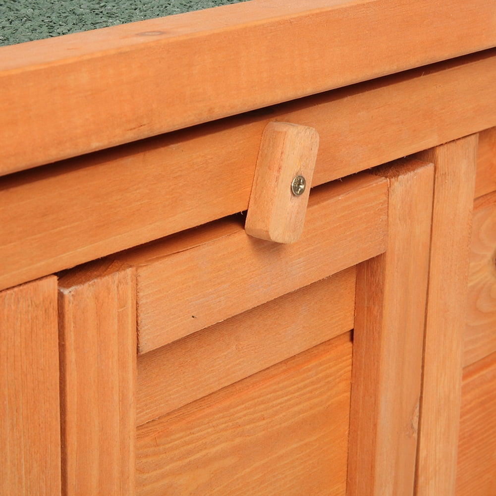 YYAo Waterproof Outdoor Indoor Rabbit Hutch for Bunnies,Cats,Dogs and Other Small Animals,Rabbit Hutch,Feral Cat House , Asphalt Roof,Indoor Bunny Cage, Outdoor Bunny House,Natural YYAo Waterproof Outdoor Indoor Rabbit Hutch for Bunnies,Cats,Dogs and Other Small Animals,Rabbit Hutch,Feral Cat House , Asphalt Roof,Indoor Bunny Cage, Outdoor Bunny House,Natural