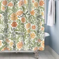 thumbnail image 5 of Tchckioa Autumn Green Floral Shower Curtain for Bathroom,72x72 Inch Waterproof Hooks Bath Curtain Decor, 5 of 6