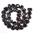 thumbnail image 2 of Handmade Millefiori Lampwork Beads Strands Heart Black 11~12x12x4~5mm Hole: 1mm about 32~33pcs/strand 12.72 inch~13.78 inch(32.3~35cm)DIY, 2 of 2