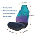 thumbnail image 2 of Lsque Night At Lake Aurora Pattern Car Seat Covers for Front Seats , Waterproof Seat Covers for Cars, Sporty Front Seat Covers,Car Seat Cover Protector Front Seats, 2 of 5