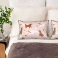 thumbnail image 3 of Pofeuu Star Cute Dog Print Satin Pillowcase for Hair and Skin Pillow Cases, Silk Pillow Cases, Soft Cooling Pillow Covers, 20x30 Inches（Pillow core not included）, 3 of 7