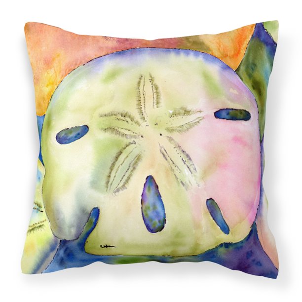 Sand Dollar Fabric Decorative Pillow