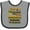 Heather and Black, variant on Inktastic Mardi Gras Wishes Cajun Kisses Boys or Girls Baby Bib