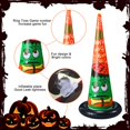 thumbnail image 4 of Sombrero inflable de bruja Capoda para Halloween, juego de lanzar 5 sombreros y 10 anillos, 4 of 4
