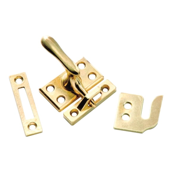 1432 Casement Window Lock, Polished Brass - Quantity 1
