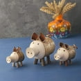 thumbnail image 3 of Wooden Pig Figurine - 4.5" Premium Wood Pig Decor - Collectible Statue & Gifts for Pig Lover, 3 of 5