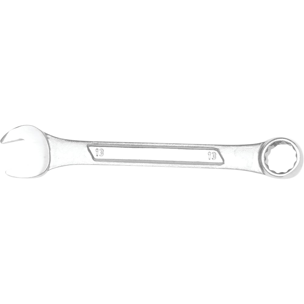 Performance Tool W315C 13mm Combination Wrench, Drop-Forged Chrome Alloy Steel, Satin Chrome Finish, Rounded Box End
