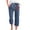 Navy, variant on Summer Shorts for Women Dgankt Capris Pants for Women Casual Summer Linen 3/4 Pants Wide Leg Capris Lightweight Baggy Cropped Trousers Stylish Summer Tunics