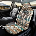 thumbnail image 3 of Uorisanigo Aztec Wolf Car Seat Covers, Car Front Seat Cushion Auto Seat Cover Protector Automotive Interior Protection Fit Most Vehicle Cars Sedan Truck SUV Van, 2 Pack, 3 of 7