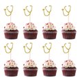 thumbnail image 1 of EeaseMX 24 adornos de papel para tartas, estetoscopios, cupcakes, fiestas temáticas de hospital, 1 of 7