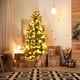 thumbnail image 3 of Árbol de Navidad artificial preiluminado Costway 150 cm PVC abeto 150 luces LED Verde, 3 of 5