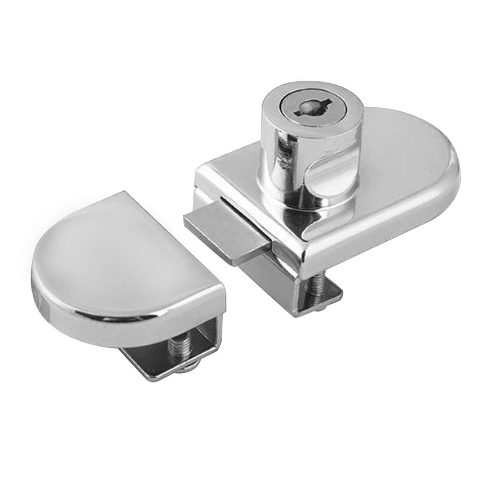 No Punching Zinc Alloy with Key Hasp Mall Display Glass Lock