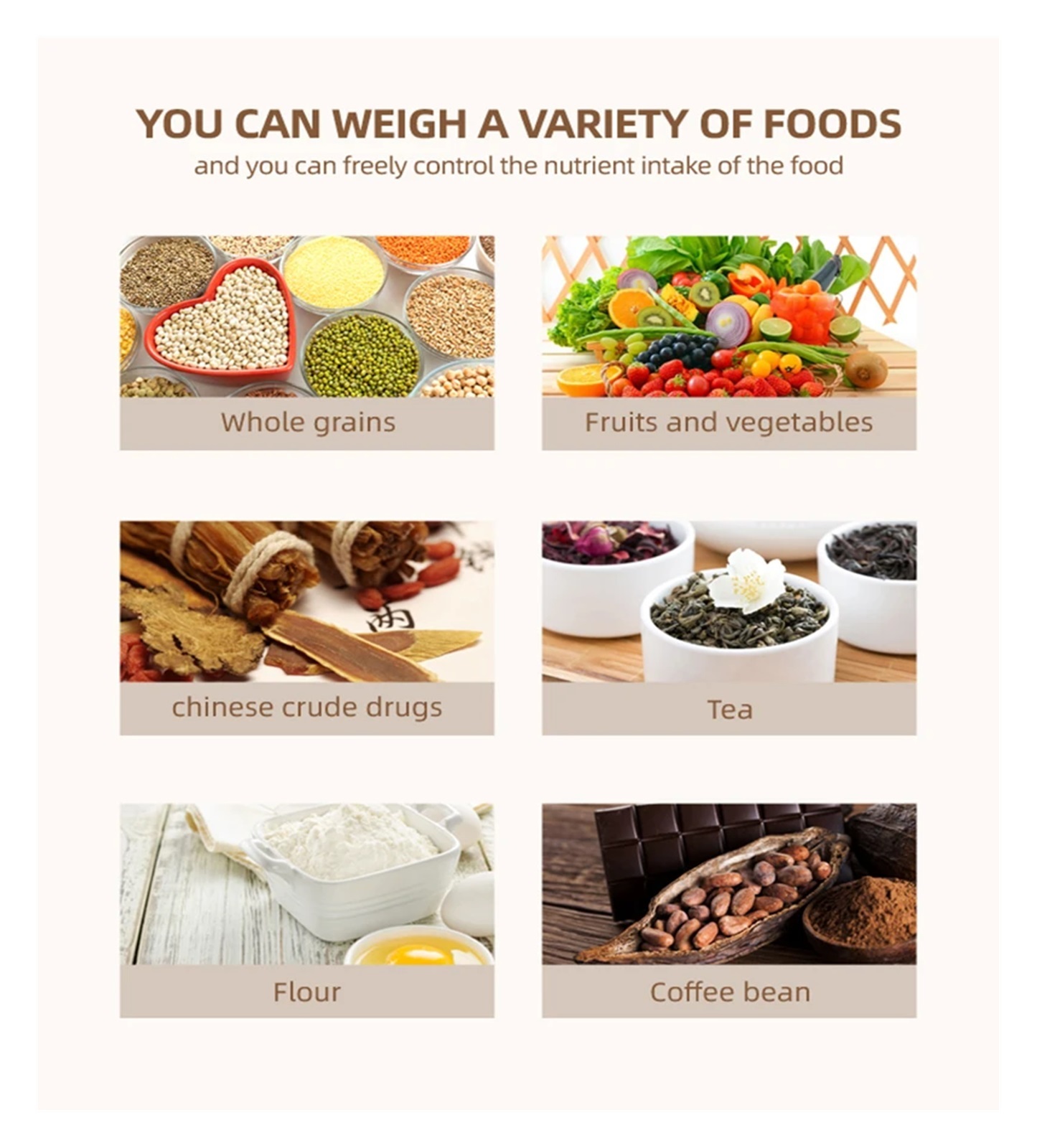 Electronic Scale Smart Food Ingredients Kitchen Scale, Baking Household Portable Coffee Nutrition Measuring Tool Home Accessories ,Milligram Accuracy