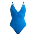 thumbnail image 5 of Jessica Simpson Women’s Lace Up One Piece Swimsuit, Sizes XS-L, 5 of 5