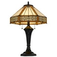 thumbnail image 6 of Cal Lighting 60W X 2 Metal/Resin Tiffany Table Lamp With Pull Chain Switches, 6 of 6