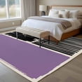 thumbnail image 4 of Purple Black Area Rugs 5'x8', Washable Small Throw Rugs for Classroom Bedroom, Farmhouse Striped Modern Abstract Art Indoor Outdoor Rug Non-Slip Low Pile Carpet Runner Reversible Floor Mats, 4 of 8