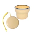 thumbnail image 2 of Vaso de agua plegable de silicona con tapa – Vaso portátil plegable para viajes, camping y actividades al aire libre, vaso a prueba de fugas con cuerda para colgar, apto para agua fría y caliente., 2 of 6