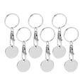 thumbnail image 2 of 6 llaveros de metal con forma de carrito, pequeños, con forma de moneda, 2 of 8
