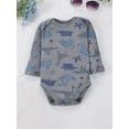 thumbnail image 3 of ENFLASH 100% Cotton Baby Bodysuit, Long Sleeve Bodysuits for Boys Infant Soft Clothes 9-12 Months, 3 of 7