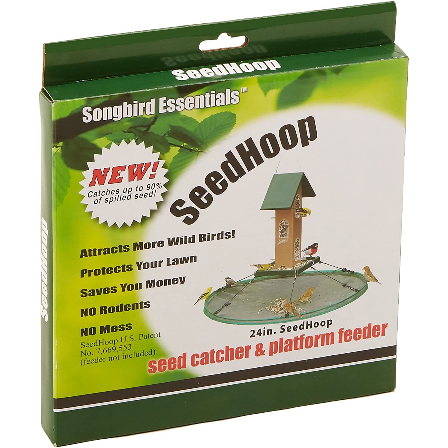 Songbird pp SEIA30024 Seed Hoop Seed Catcher & Platform Feeder