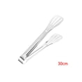 thumbnail image 2 of tooloflife Stainless Steel Food Tongs Kitchen Tong Cooking Tongs for Steak Barbecue Serving Size 30cm-47cm, 2 of 7