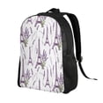 thumbnail image 2 of Balery Lavender Flowers Mochila - Mochila Estilosa y Duradera para Laptop de 15 Pulgadas con Tela Oxford Impermeable, 2 of 8