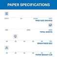 thumbnail image 2 of Papel de copia para impresora Hammermill de 20 libras, 8,5 x 11, 10 resmas, 2 of 8